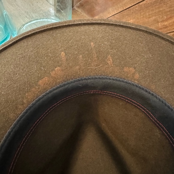 Vintage Golden Gate Hat Company Western Cowboy Hat Wool Hat Dark Olive Green - Picture 12 of 14